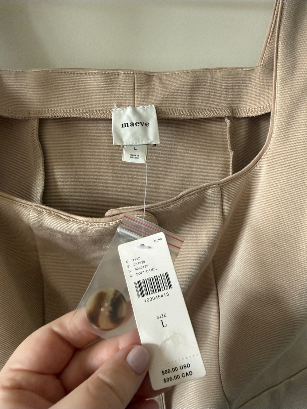 NWT Anthropologie Maeve Structured Long Line Vest - Picture 6 of 7